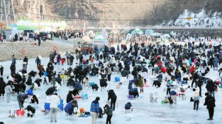 안동 암산얼음축제 9일간 27만명 찾아‘겨울축제 마침표