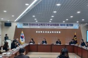 의성교육지원청, 의성미래교육지구운영위원회 정기회 개최